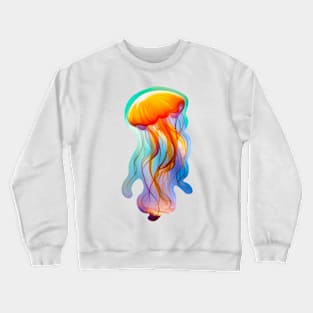 Colorful Jellyfish Crewneck Sweatshirt